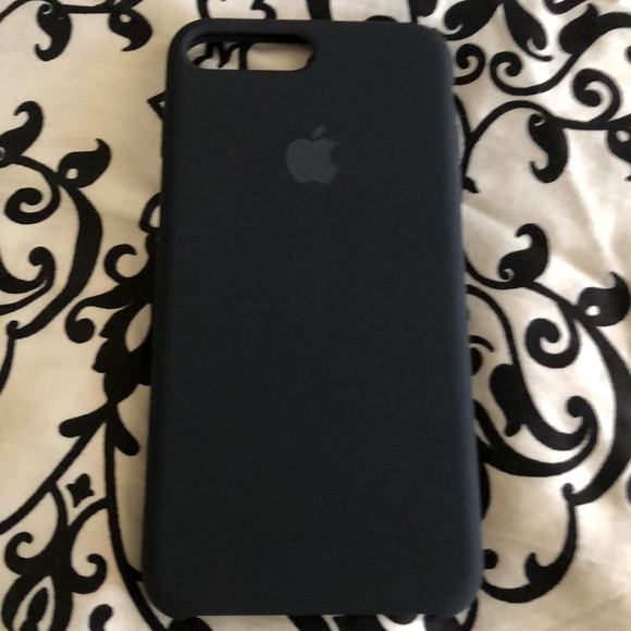 Apple Accessories - Apple iPhone 7 Plus black authentic silicone case
